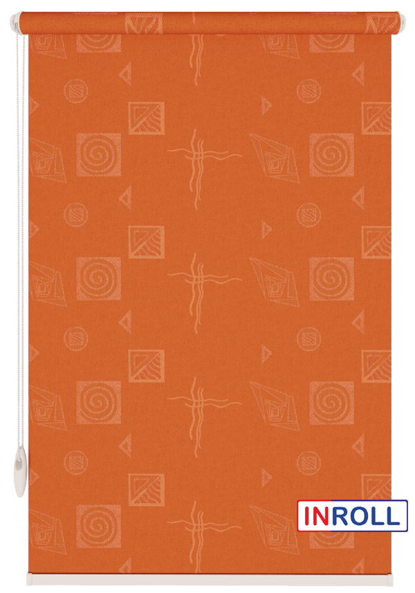 

Ролета тканевая INROLL Есо-Mini 122,5х165 см Ikea Терракотовый 2095