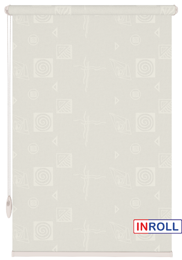 

Ролета тканевая INROLL Есо-Mini 127,5х165 см Ikea Молочный 1800