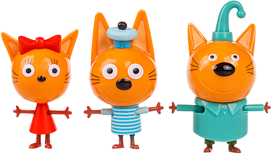 

Игровой набор Три кота Коржик, Карамелька и Компот (T17171)