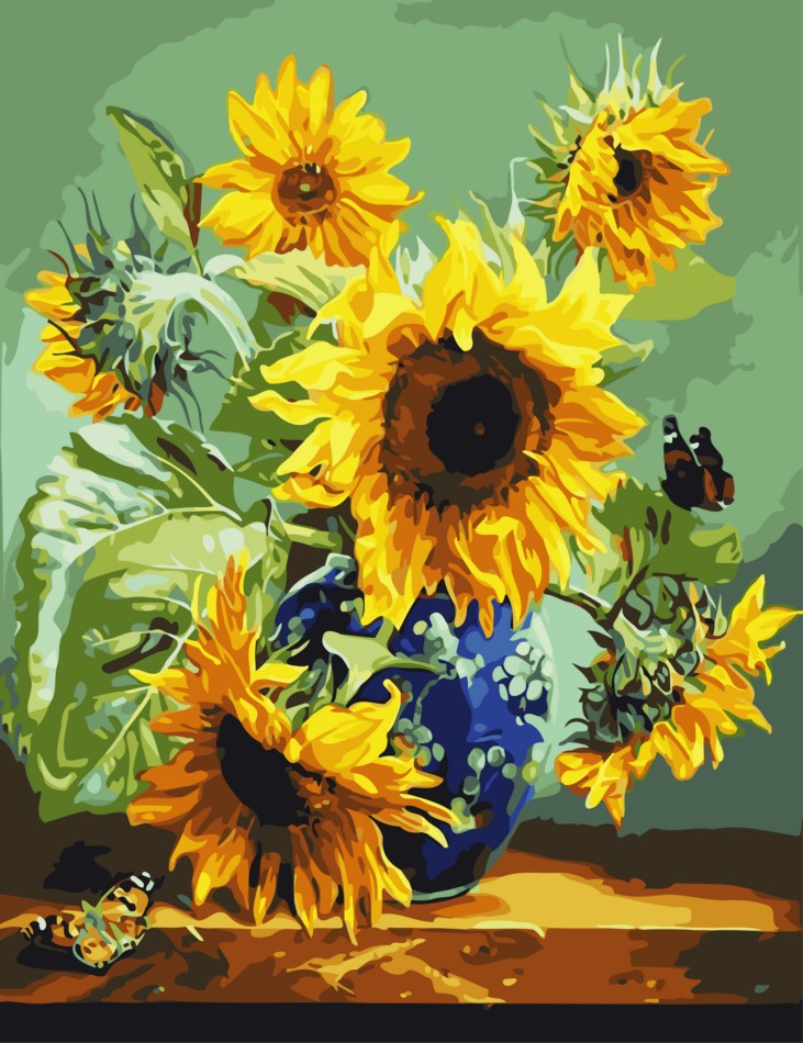 

Картина по номерам Букет подсолнухов, 50x65 ArtStory (AS0822) (0097-428)