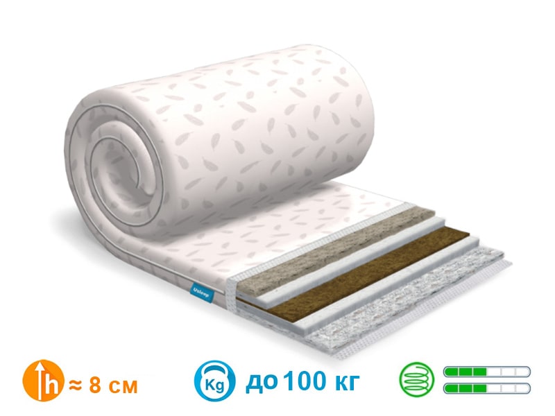

Матрас Usleep SleepRoll Imperior Зима/Лето 80x200 см.