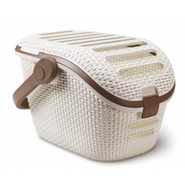 

Контейнер-переноска для животных Curver PetLife 51 x 38 x 33 см Бежевый/Коричневый