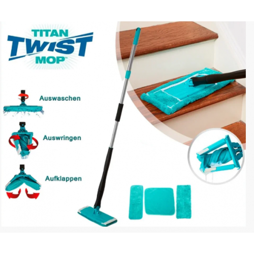 

Швабра лентяйка для быстрой уборки с отжимом Titan Twist Mop