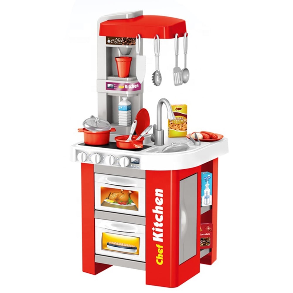 

Игровой набор "Кухня" 922-48A (плита,раковина-льет.вода, посуда,продукты)