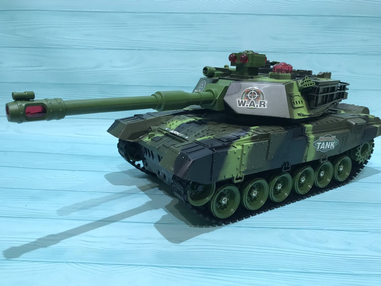 

Танк на радиоуправлении Limo Toy WarTank Зеленый камуфляж 55см (0139)