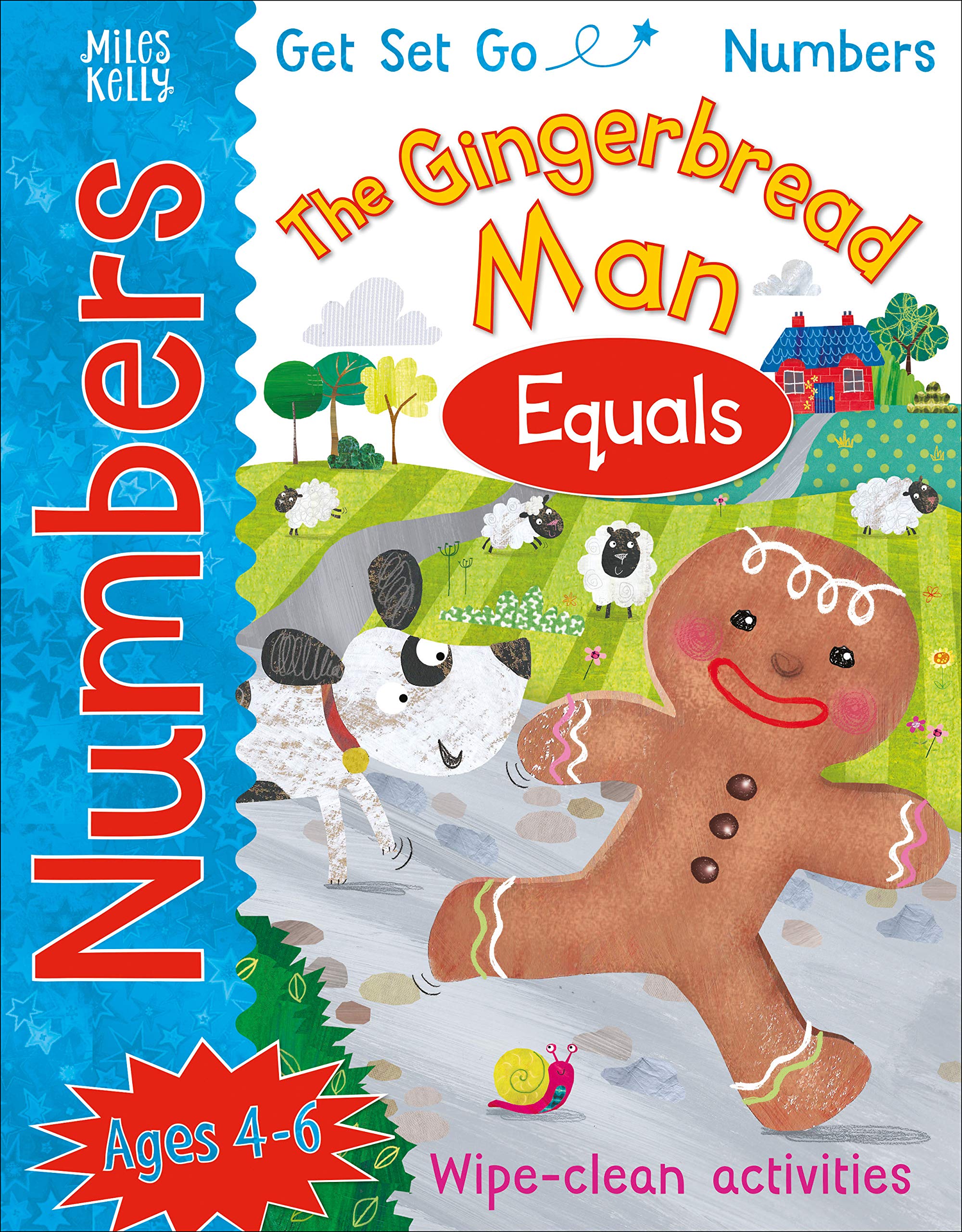 

Книга на английском языке Get Set Go Numbers: The Gingerbread Man - Equals от издательства Miles Kelly из Великобритании