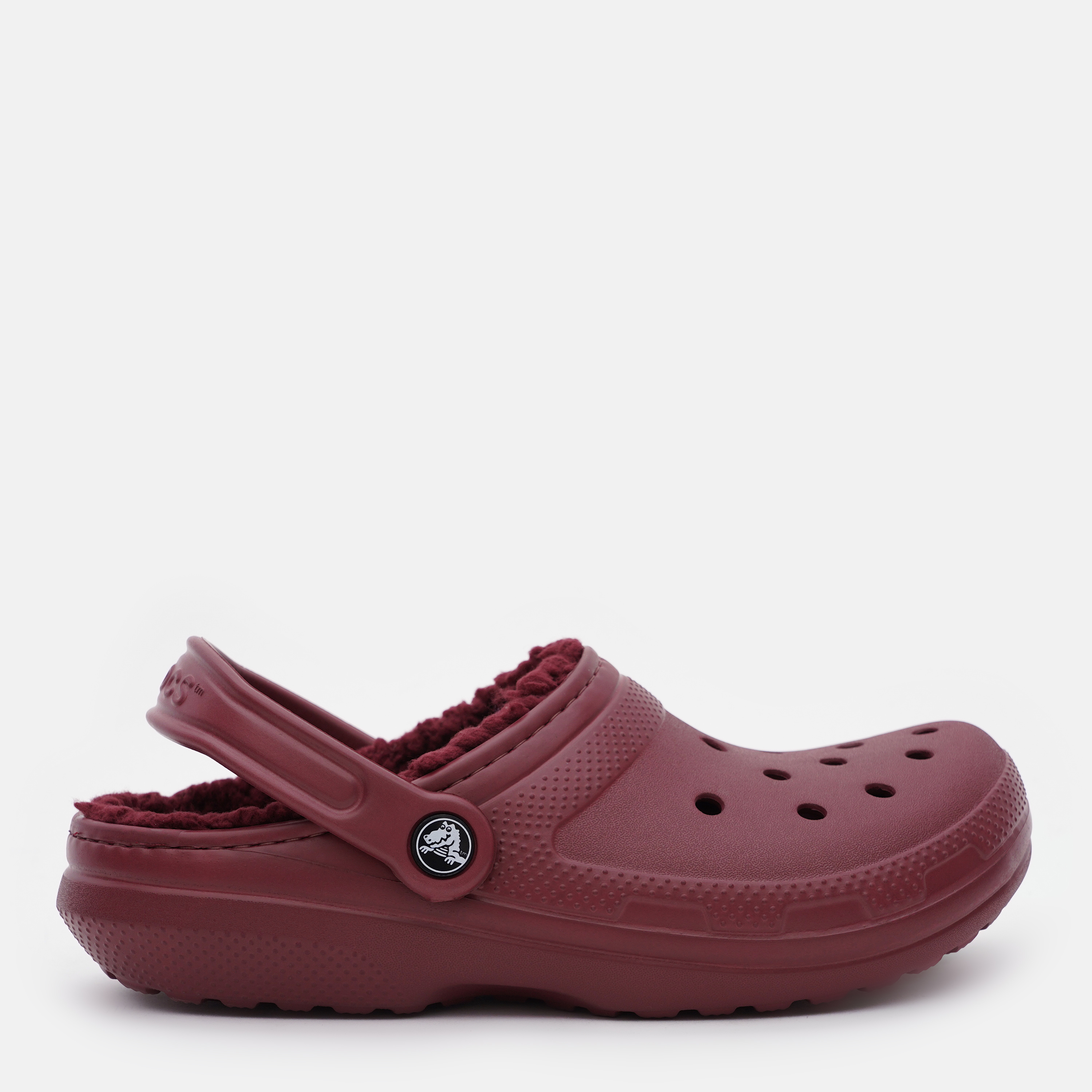 Акція на Жіночі крокси Crocs Classic Lined Clog 203591-612 37-38 (M5/W7) 23 см Бордові від Rozetka