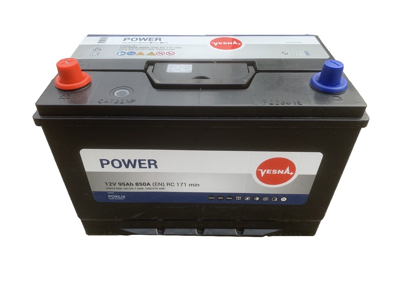 Автомобильный аккумулятор Vesna 95 Ah/12V Power Japan (1) – низкие цены ...