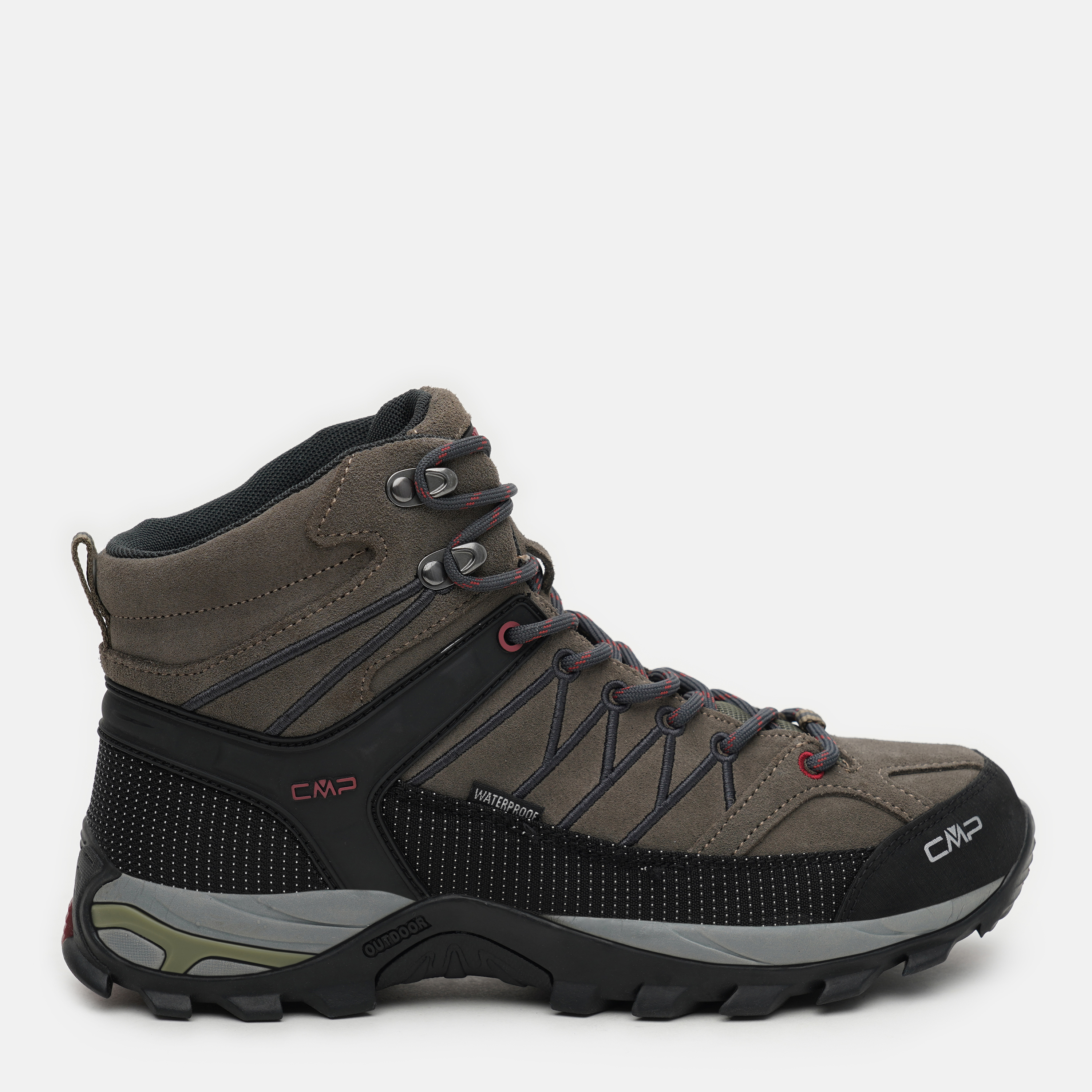 Акція на Чоловічі черевики CMP Rigel Mid Trekking Shoe Wp 3Q12947-02PD 43 (10US) 28.6 см Torba-antracite від Rozetka