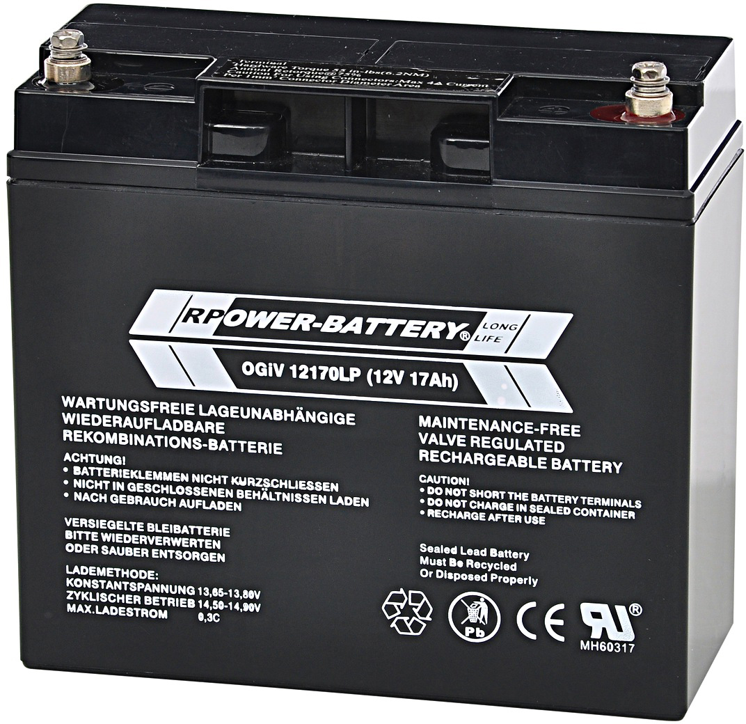 Аккумуляторная батарея RP-Technik Minicontrol MN OGIV 12V 17Ah (NLBA017 ...