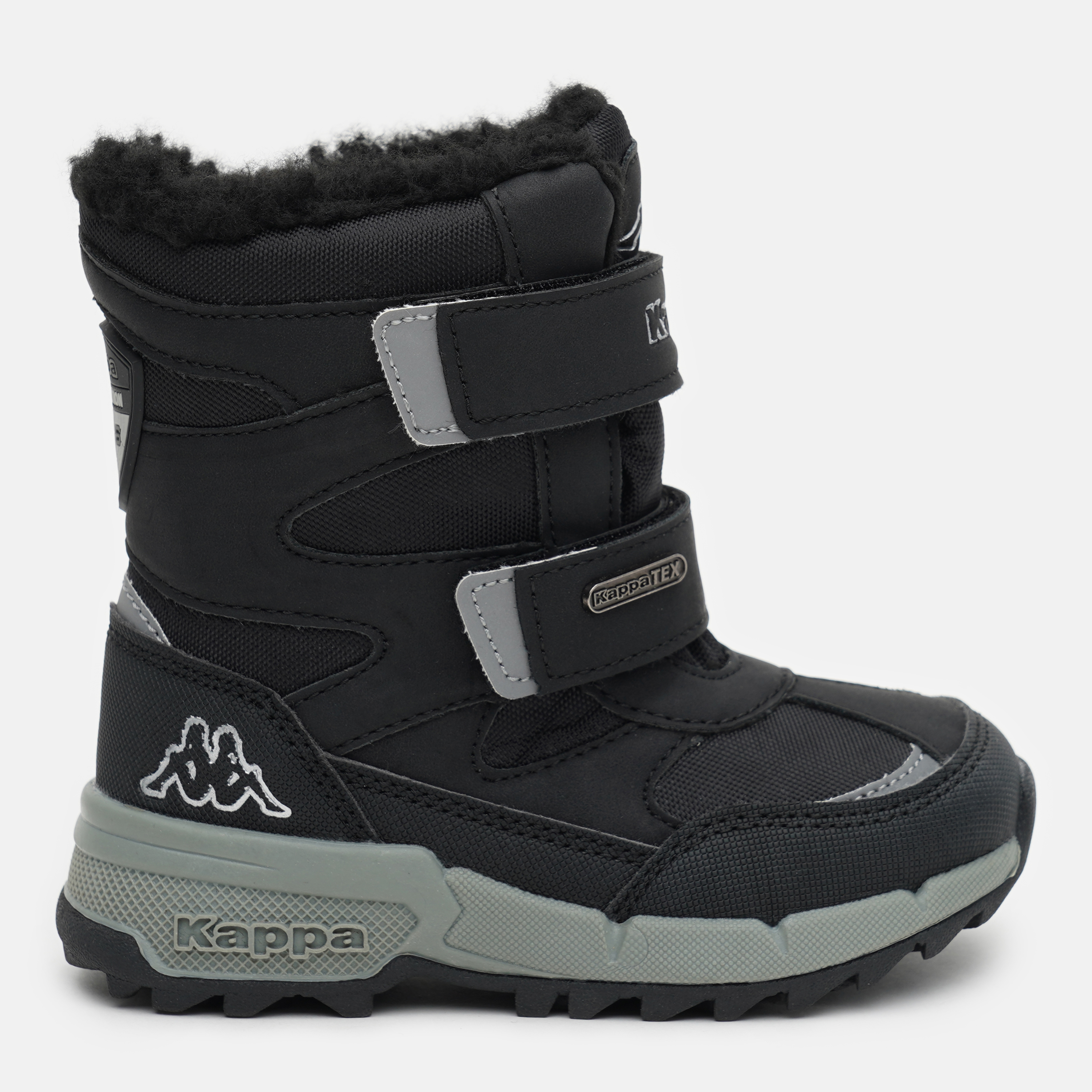 Акція на Дитячі зимові черевики для хлопчика Kappa Cekis Tex K 260903K-1115 30 Чорний/Срібний від Rozetka