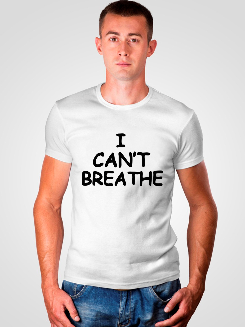 

Футболка Malta 19М319-17-П3 Can’t Breathe-B M (46) Белая