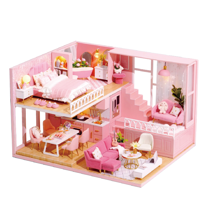 

DIY House румбокс 3D конструктор миниатюрный сборный дом Warm Time (30129)