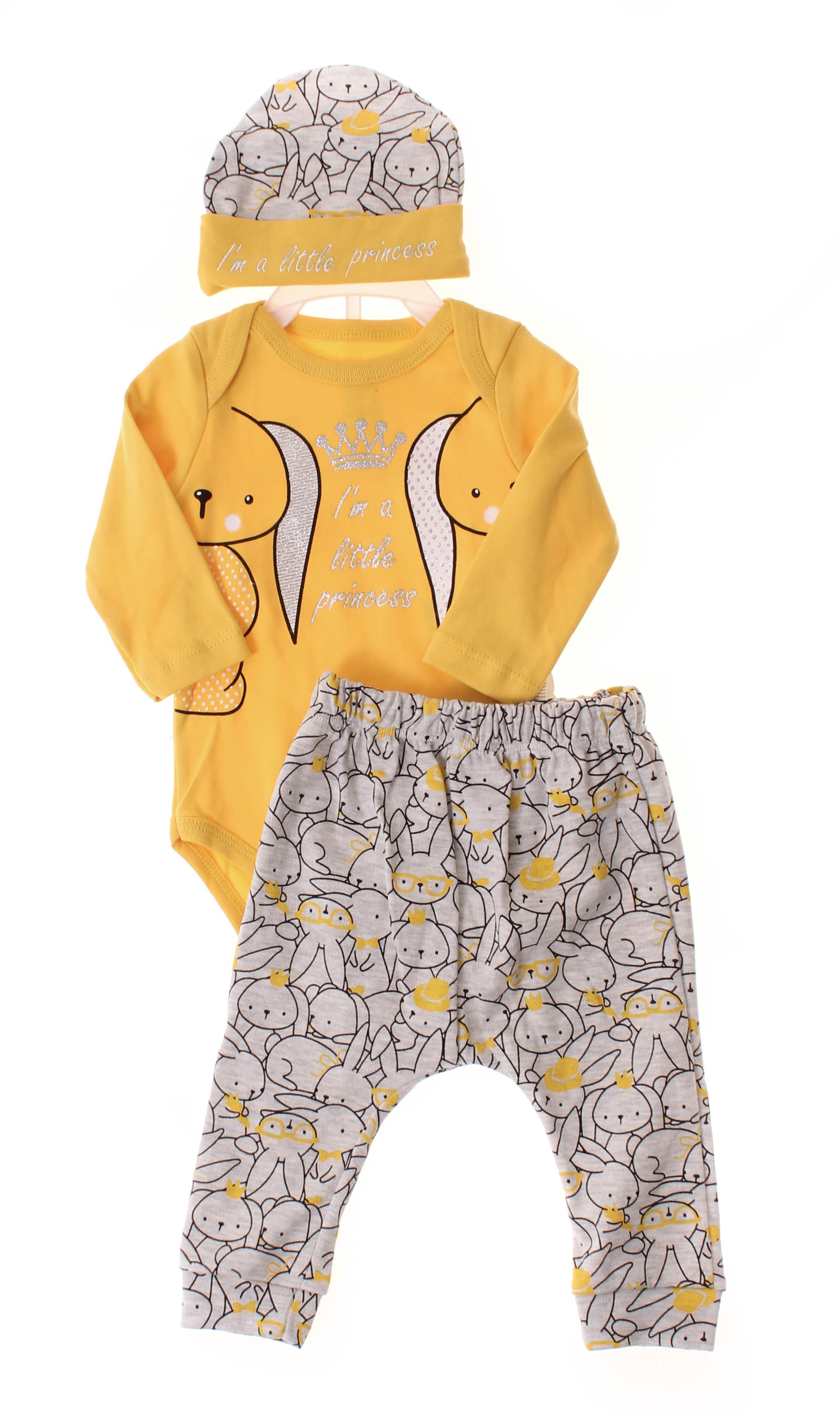 

Боди + Брюки + Шапка MiniWorld Желтый 68 см 15045 (497842)