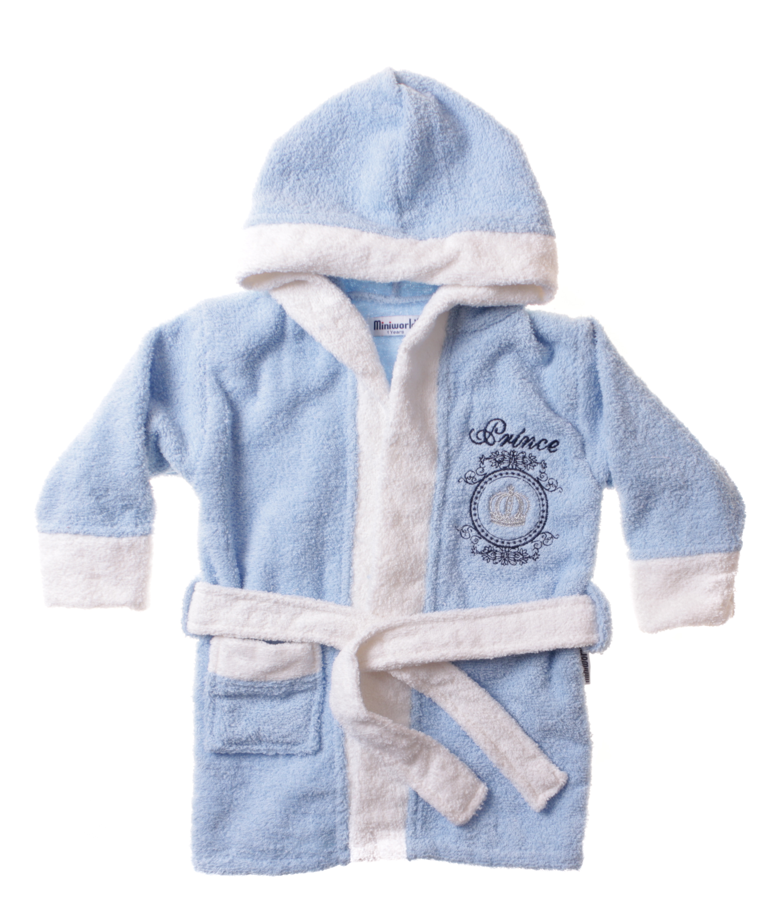 

Халат MiniWorld Голубой 86 см 15119 (506478)