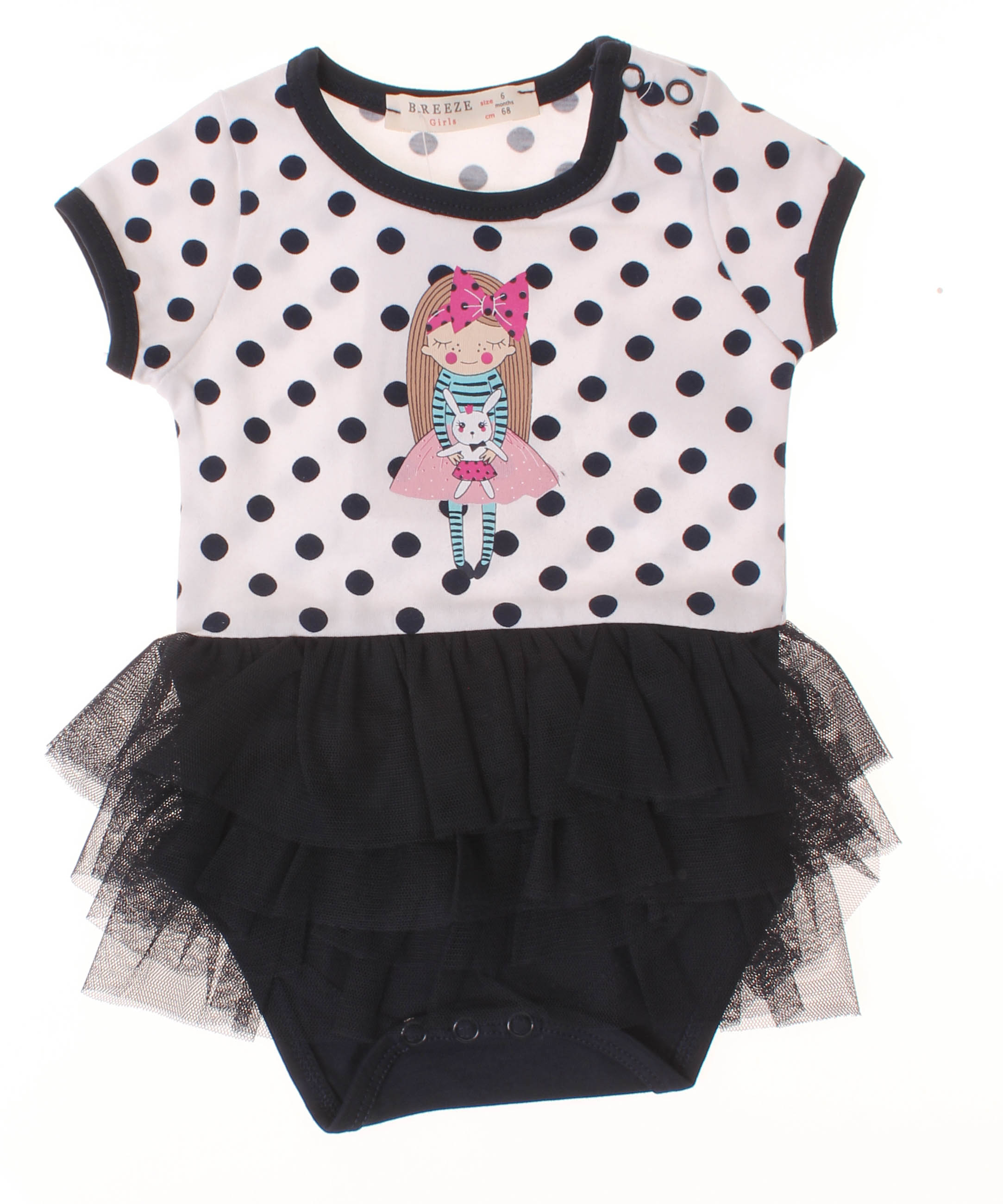

Боди - футболка Breeze Белый 68 см 9124 (502098)