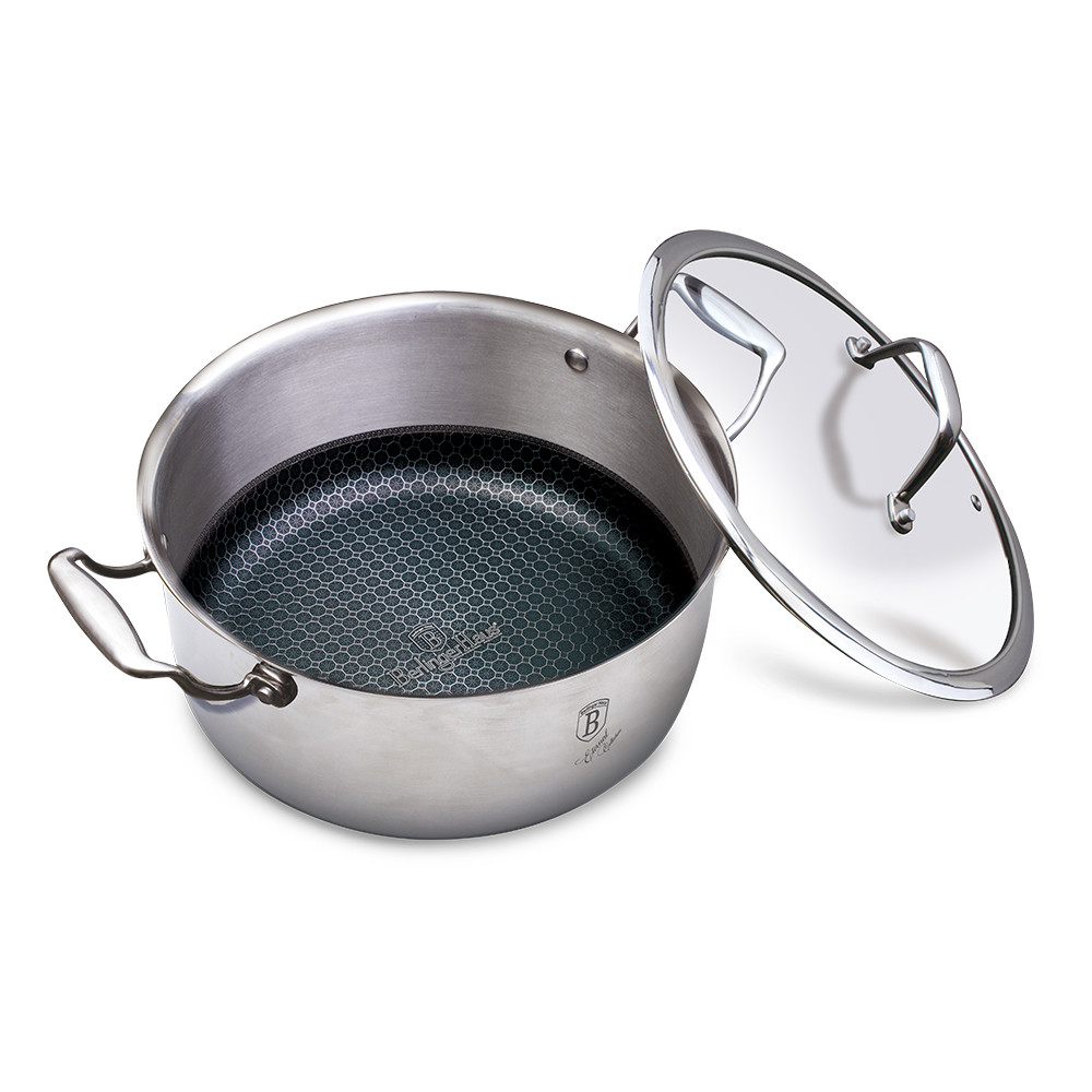 

Кастрюля из нержавеющей стали 8/10 с крышкой 4,1 л Berlinger Haus Eternal Collection BH 6561