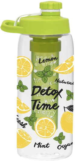 

Бутылка для воды с инфузером Herevin Lemon-Detox Twist 1000 мл (161548-001)