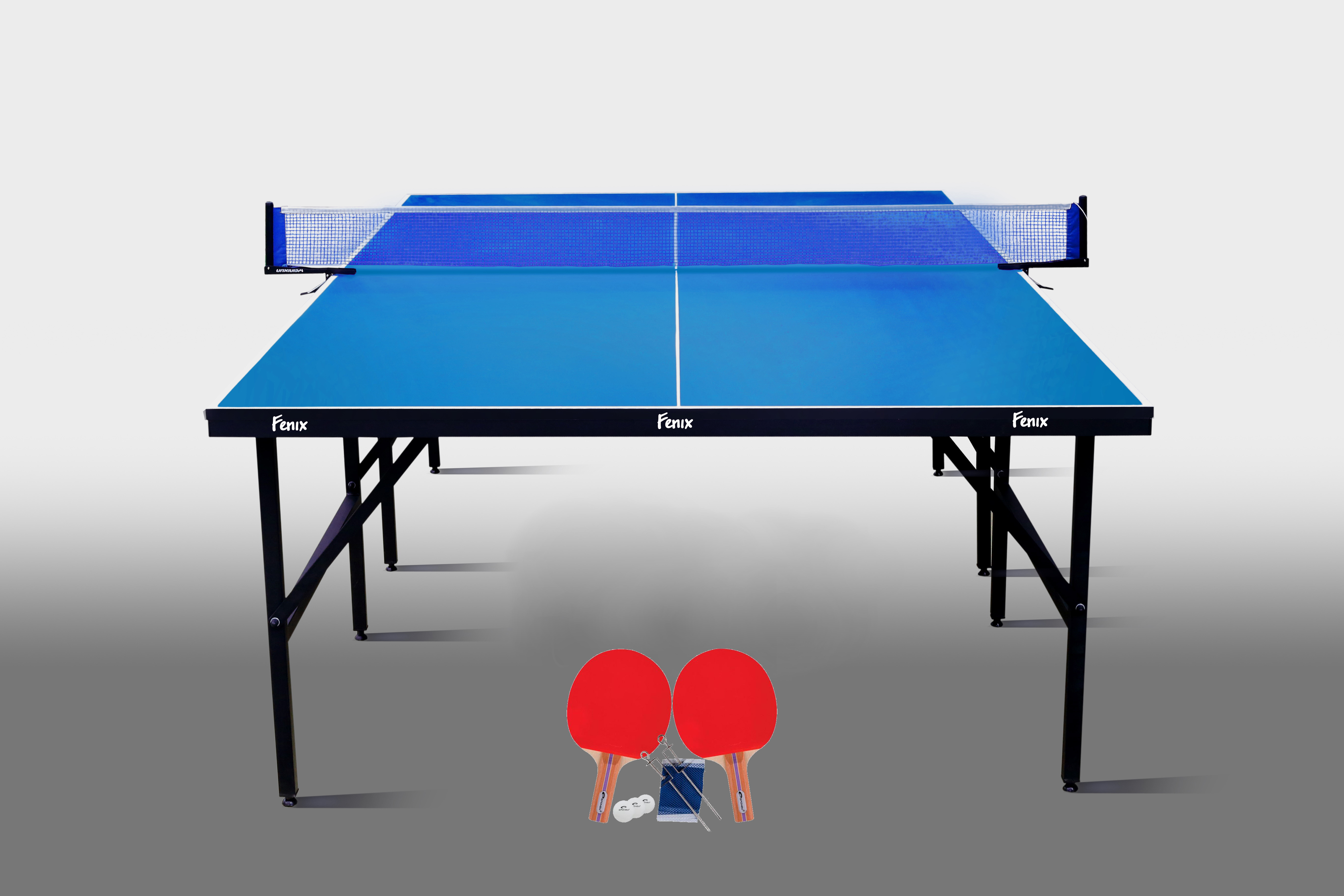 

Теннисный стол для помещений «Феникс» Basic Sport M16 синий, (026-0011)