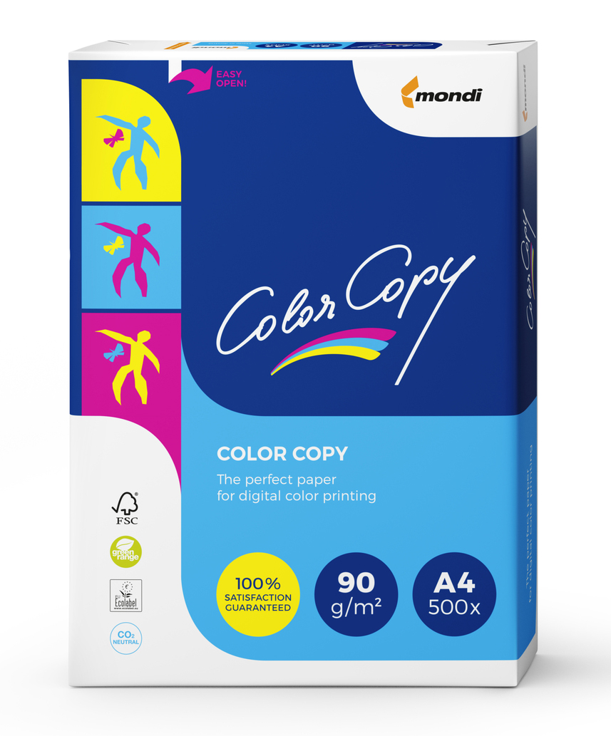 

Бумага Color Copy 90г/м2 А4 (A4.90.CC)