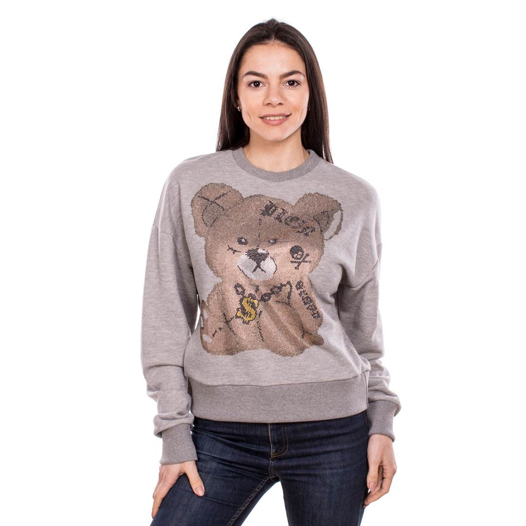 

Свитшот POWER TEDDY BEAR меланж 199269, Свитшот POWER TEDDY BEAR меланж 199269_XXS