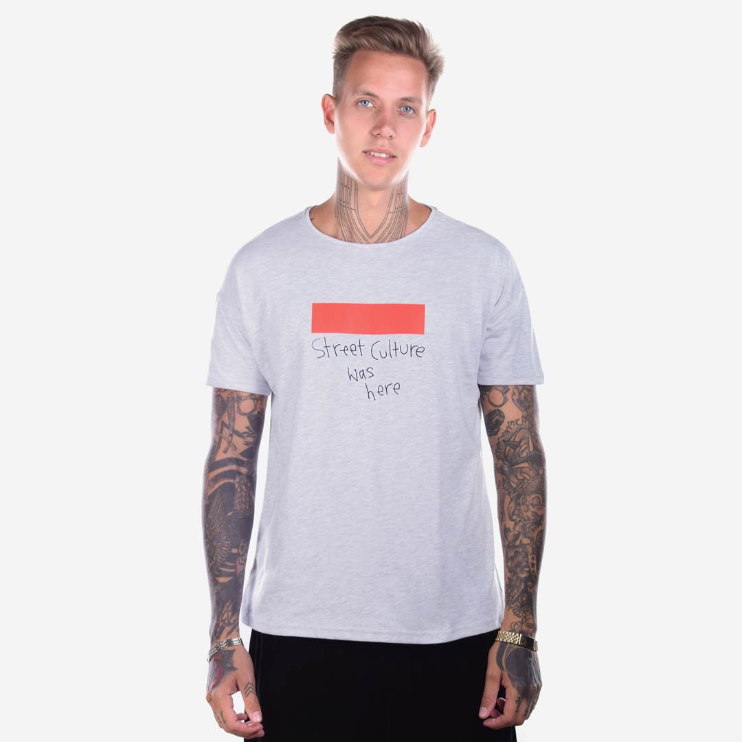 

Футболка POWER STREET CULTURE серая 100864_XS