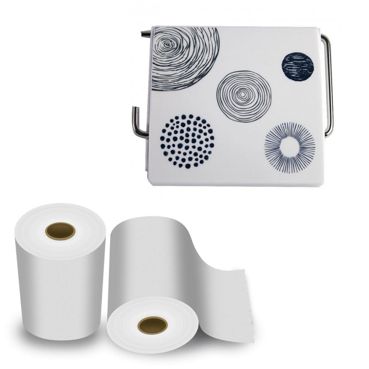 

Держатель для туалетной бумаги Bathlux Fuegos artificiales 50341 крючком настенный закрытый с крышкой пластик (F_132604)