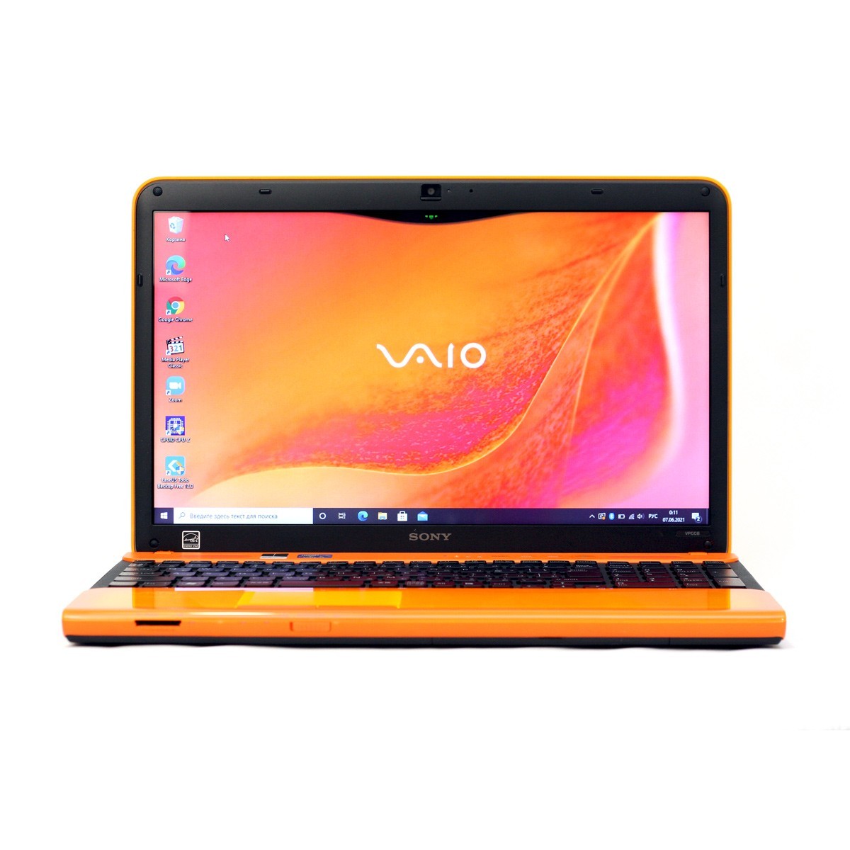 Ноутбук Sony VAIO VPCCB оранжевый (refurbished) – фото, отзывы