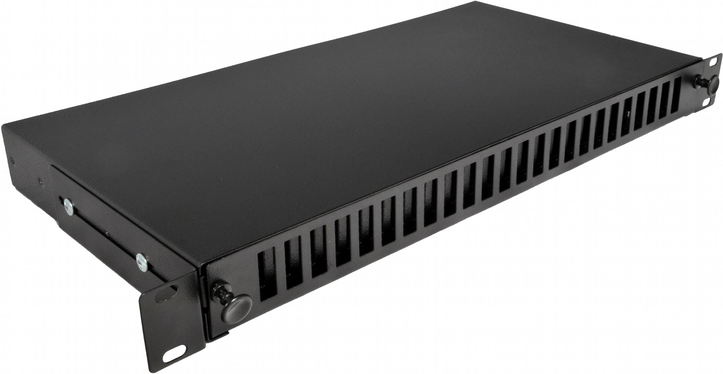 Оптическая панель CMS 24 порта SC-Duplex/LC-Quad, 1U, выдвижная, пустая ...