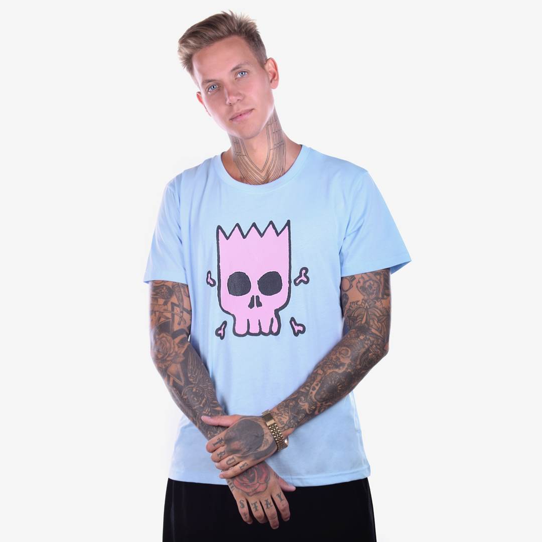 

Футболка POWER BARTY голубая 100757_L