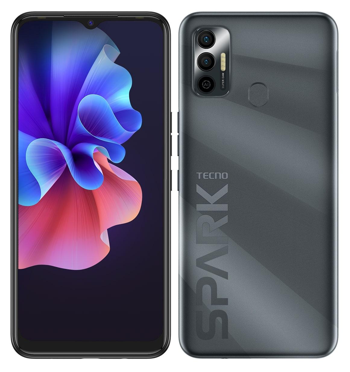 Смартфон TECNO Spark 7 (KF6n) 4/128Gb NFC 2SIM Magnet Black – низкие ...