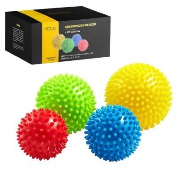 

Массажные мячи с шипами 4FIZJO Original Spike Balls 4 шт 4FJ0115 (SKL41-240429)