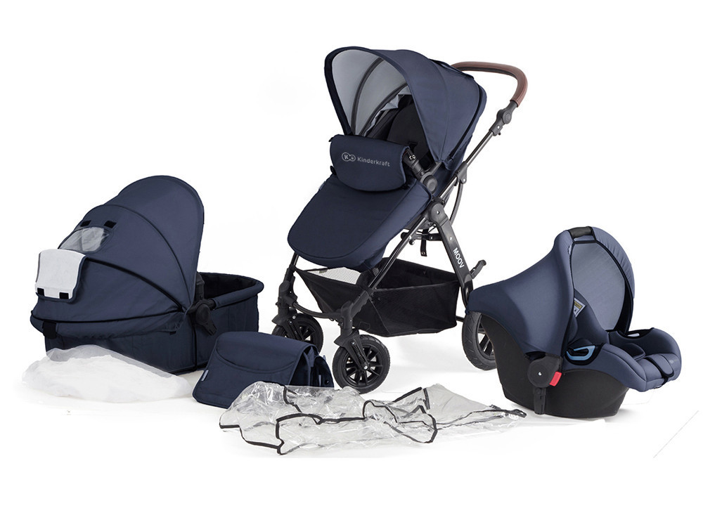 

Коляска 3 в 1 Kinderkraft Moov 3 в 1 Navy