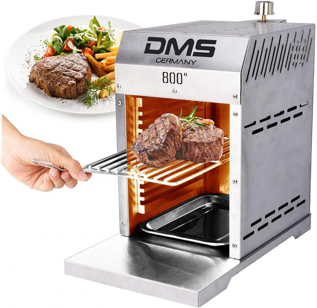 

Гриль газовый DMS Beef Maker из нержавеющей стали, температура нагрева до 860 ° C (565676)