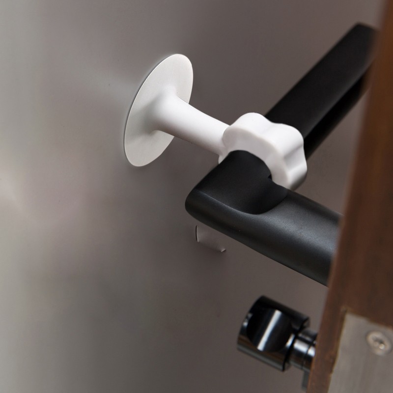 Стоппер на ручку двери UKC защита от повреждения стен и мебели Белый .