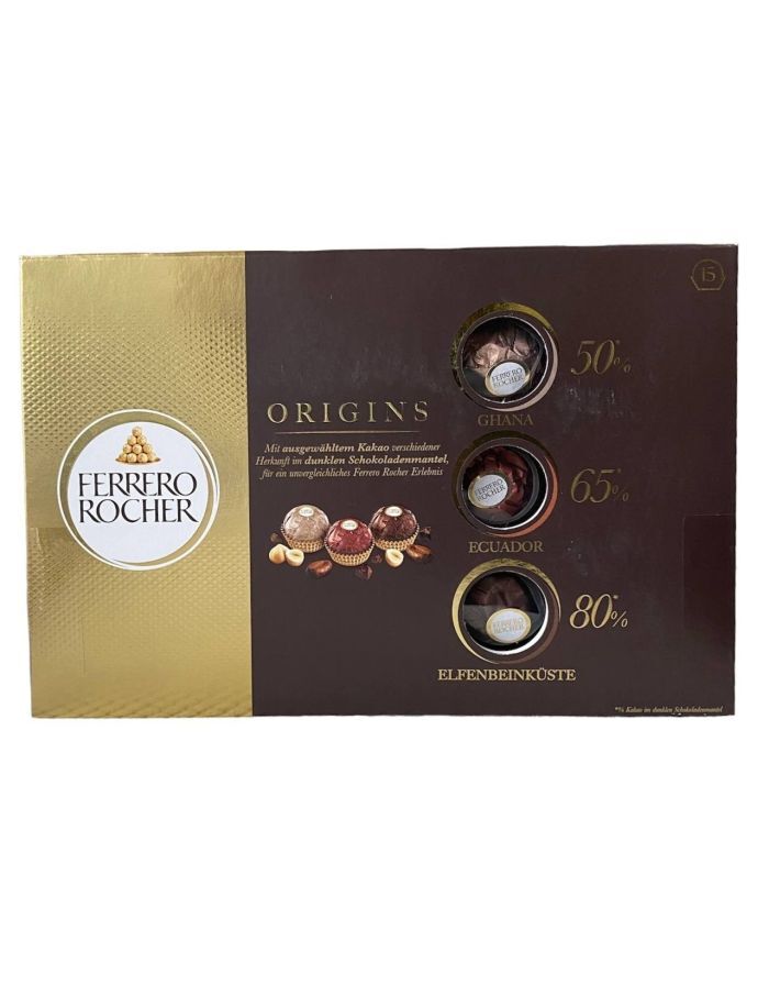 Конфеты Ferrero Rocher Origins ассорти из премиального шоколада 187г ...