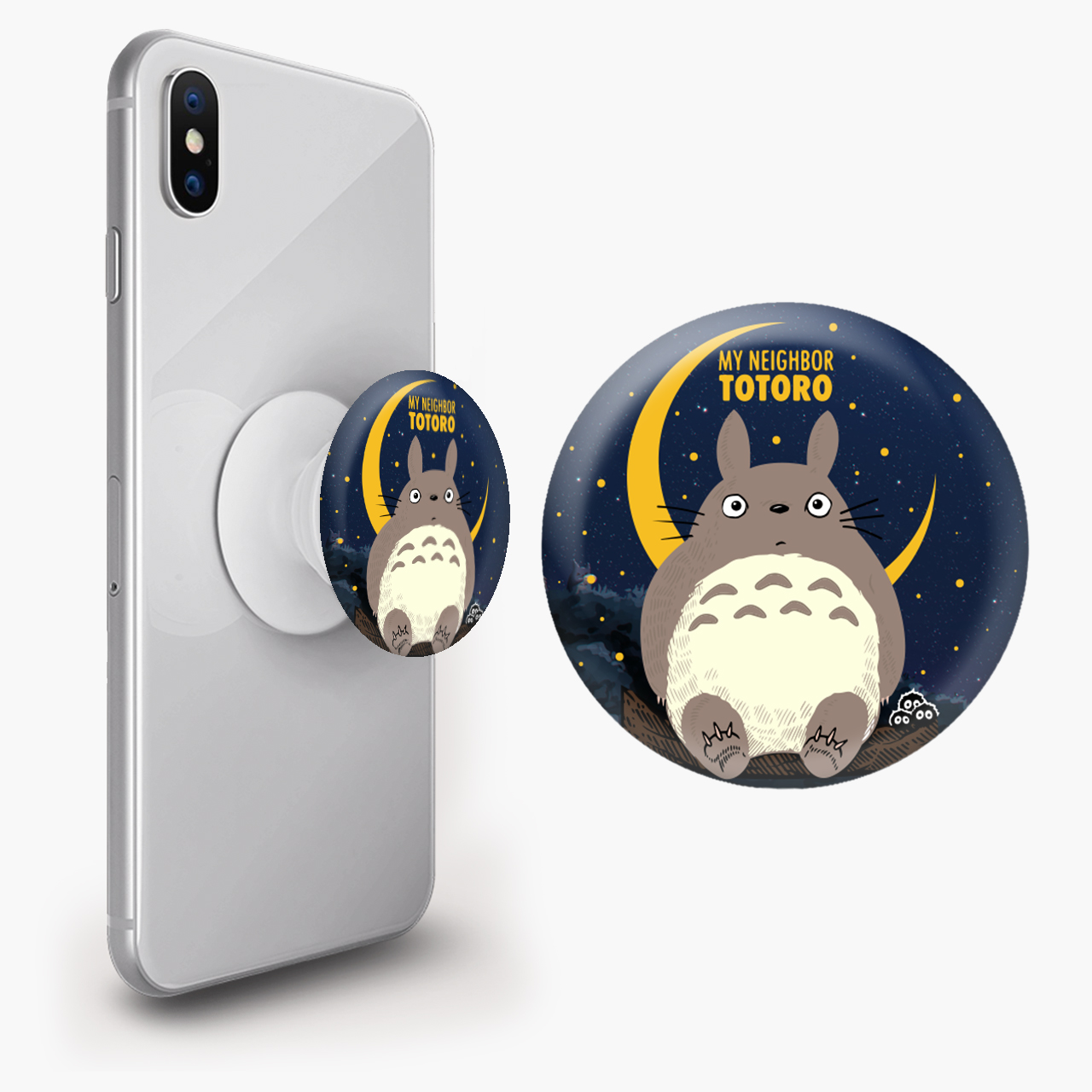 Попсокет (Popsockets) держатель для смартфона Мой сосед Тоторо (My Neighbor  Totoro) (8754-2657-BK) Черный – фото, отзывы, характеристики в  интернет-магазине ROZETKA от продавца: Creativen | Купить в Украине: Киеве,  Харькове, Днепре, Одессе, Запорожье,