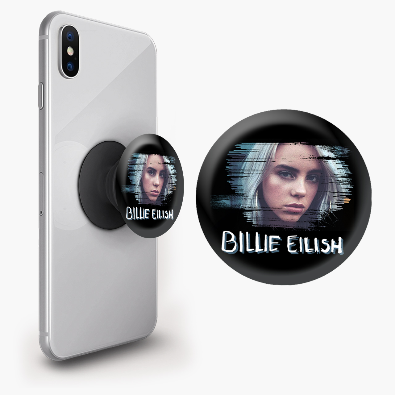 Попсокет (Popsockets) держатель для смартфона Билли Айлыш (8754-1217-BK)  Черный – фото, отзывы, характеристики в интернет-магазине ROZETKA от  продавца: Creativen | Купить в Украине: Киеве, Харькове, Днепре, Одессе,  Запорожье, Львове