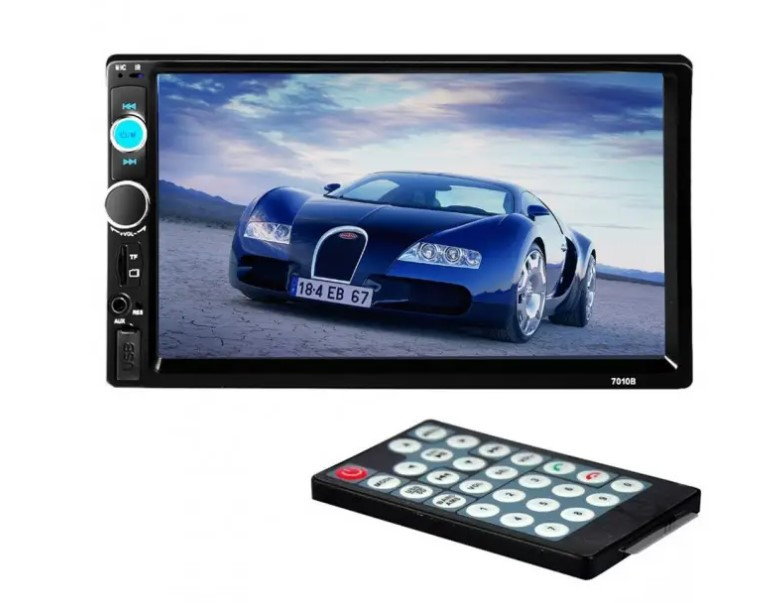 Автомагнитола универсальная Podofo 7010B 2DIN WinSE с экраном 7" пульт ...