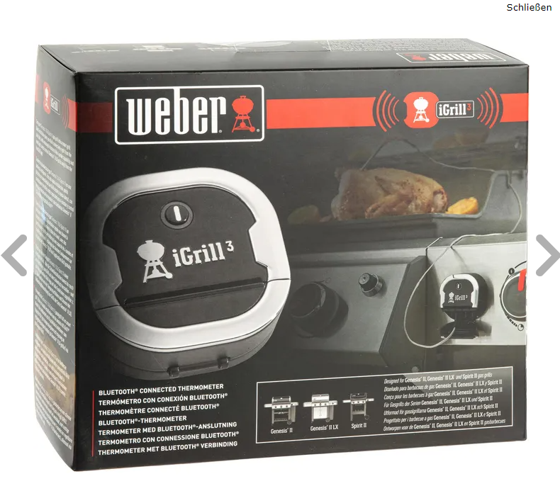 Weber iGrill 3 steketermometer 7205 - Elkjøp