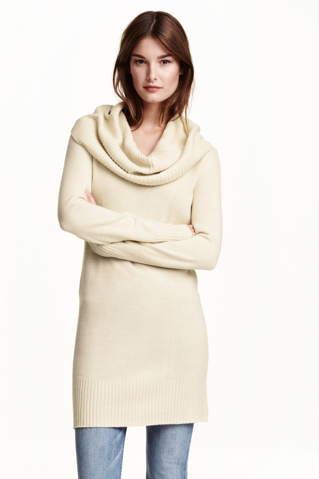 

Свитер H&M 01289424 M Натуральный белый