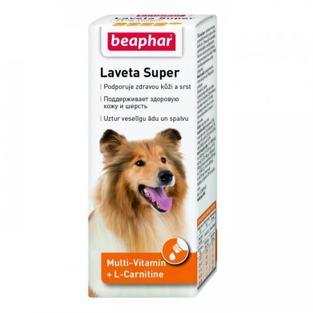 

Жидкие витамины Beaphar BGL-BF-77 Laveta Super для шерсти собак 50 мл