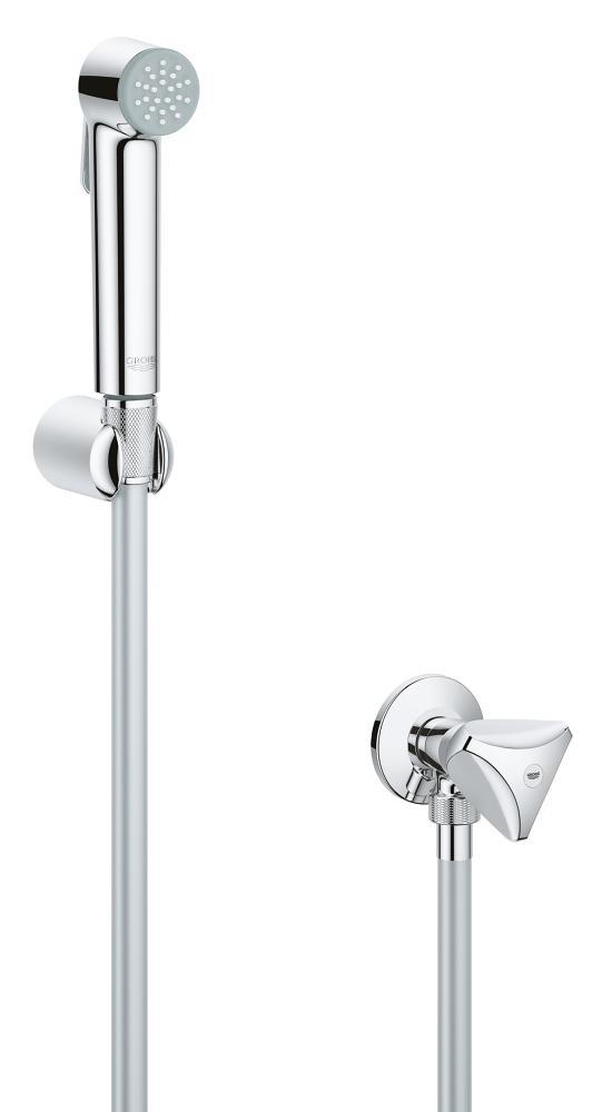 

Душевой гарнитур Grohe Tempesta-F Trigger Spray 30 с угловым вентилем 1 вид струи хром 27514001