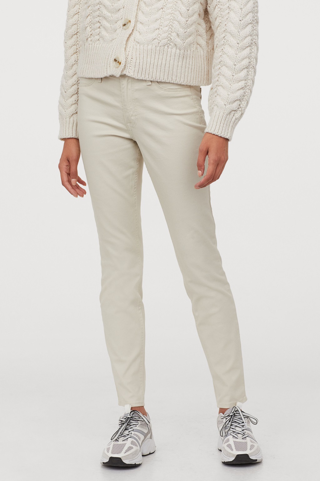 

Джинсы H&M 03992567_2 28 Светло-бежевые