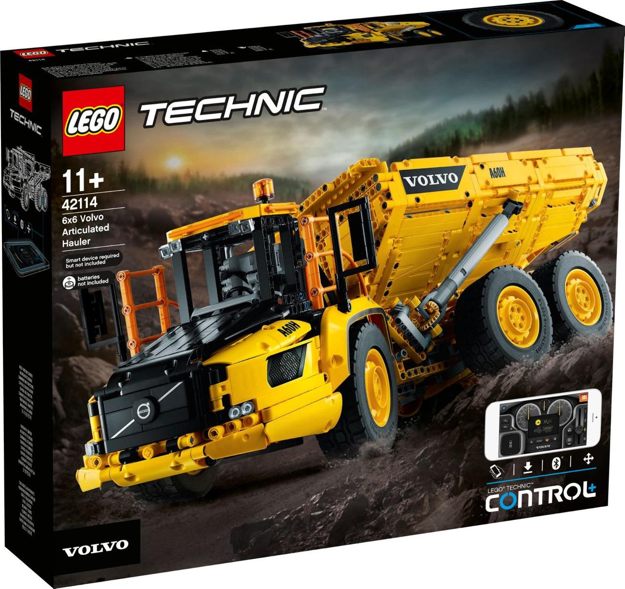 

Lego Technic Самосвал Volvo 6х6 42114