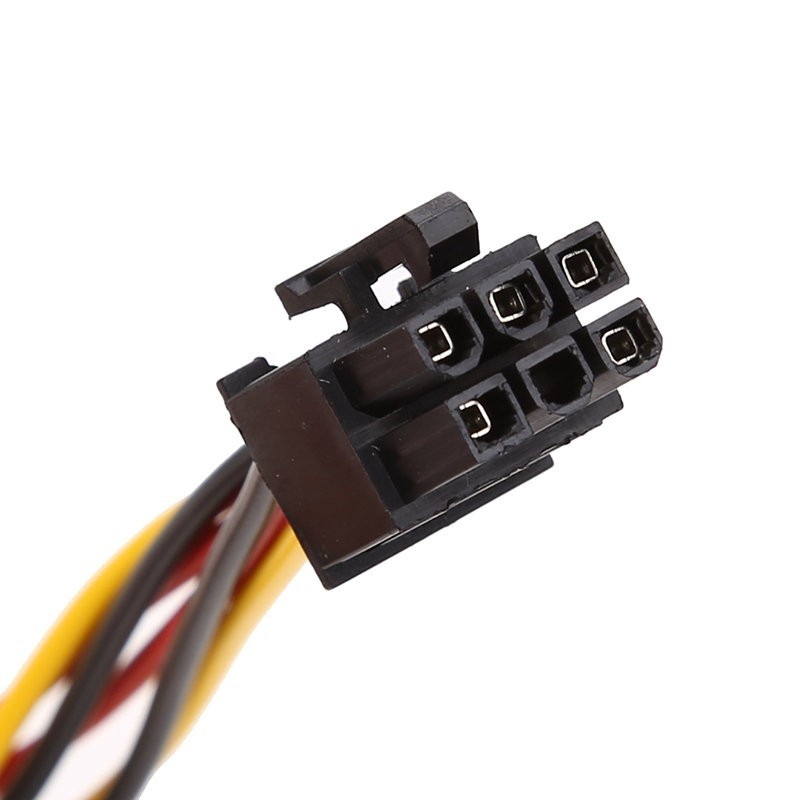 Кабель питания (переходник) Molex 4 pin - 6 pin, 0.2 м