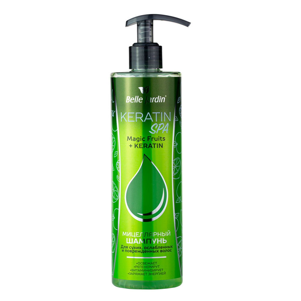 Мицеллярный шампунь Belle Jardin Keratin Spa Magic Fruits для сухих и ...