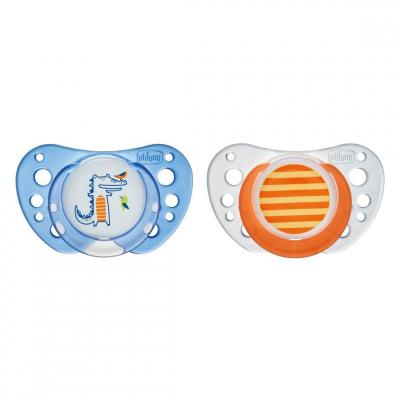 

Пустышка Chicco Physio Air латексная 6-16 мес Голубая 2 шт (75022.21.00.00)