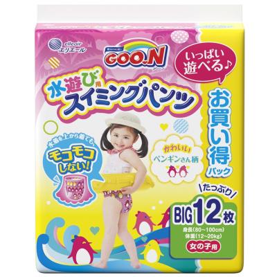 

Подгузник GOO.N Трусики для плавания для девочек 12-20 кг XL 12 шт (853668)
