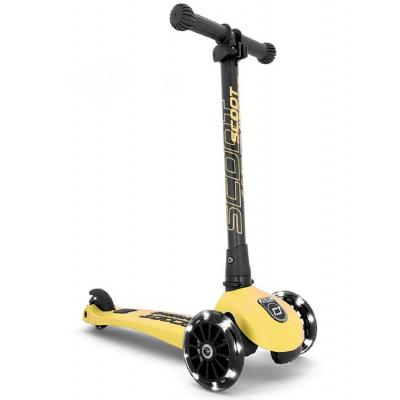 

Скутер Scoot&Ride Highwaykick-3 со светящимися колесами лимон (SR-96358)